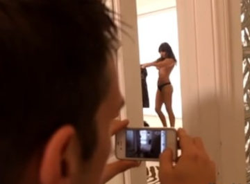 imagen Pillado grabando lo que no debía